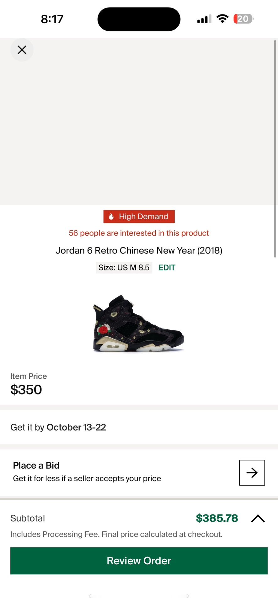 Chinese New Year Jordan 6