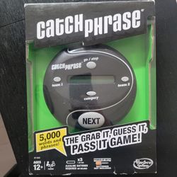 Hasbro Catch Phrase Handheld Electronic Game Black