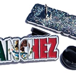 Pin Sanchez Pin for Caps Clothing Enamel Badge Mexican Flag Pin Sanchez Mex Flag