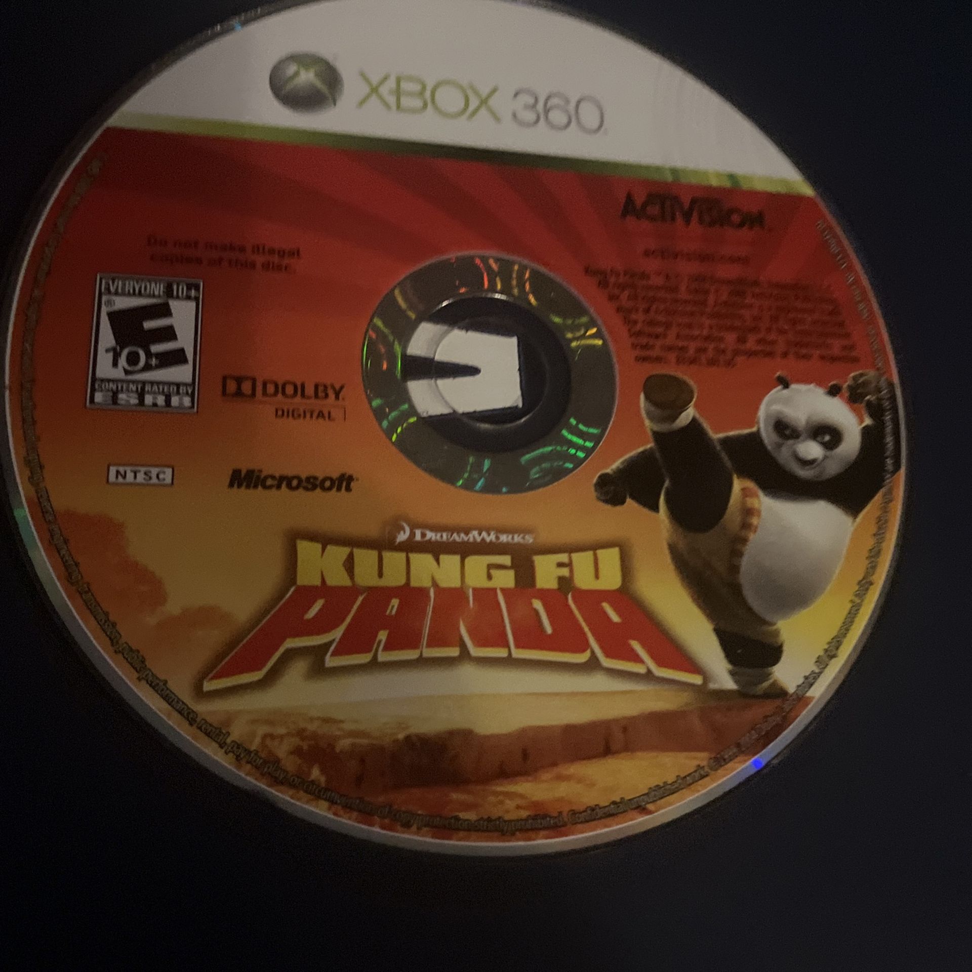 Xbox 360 King Fu Panda 