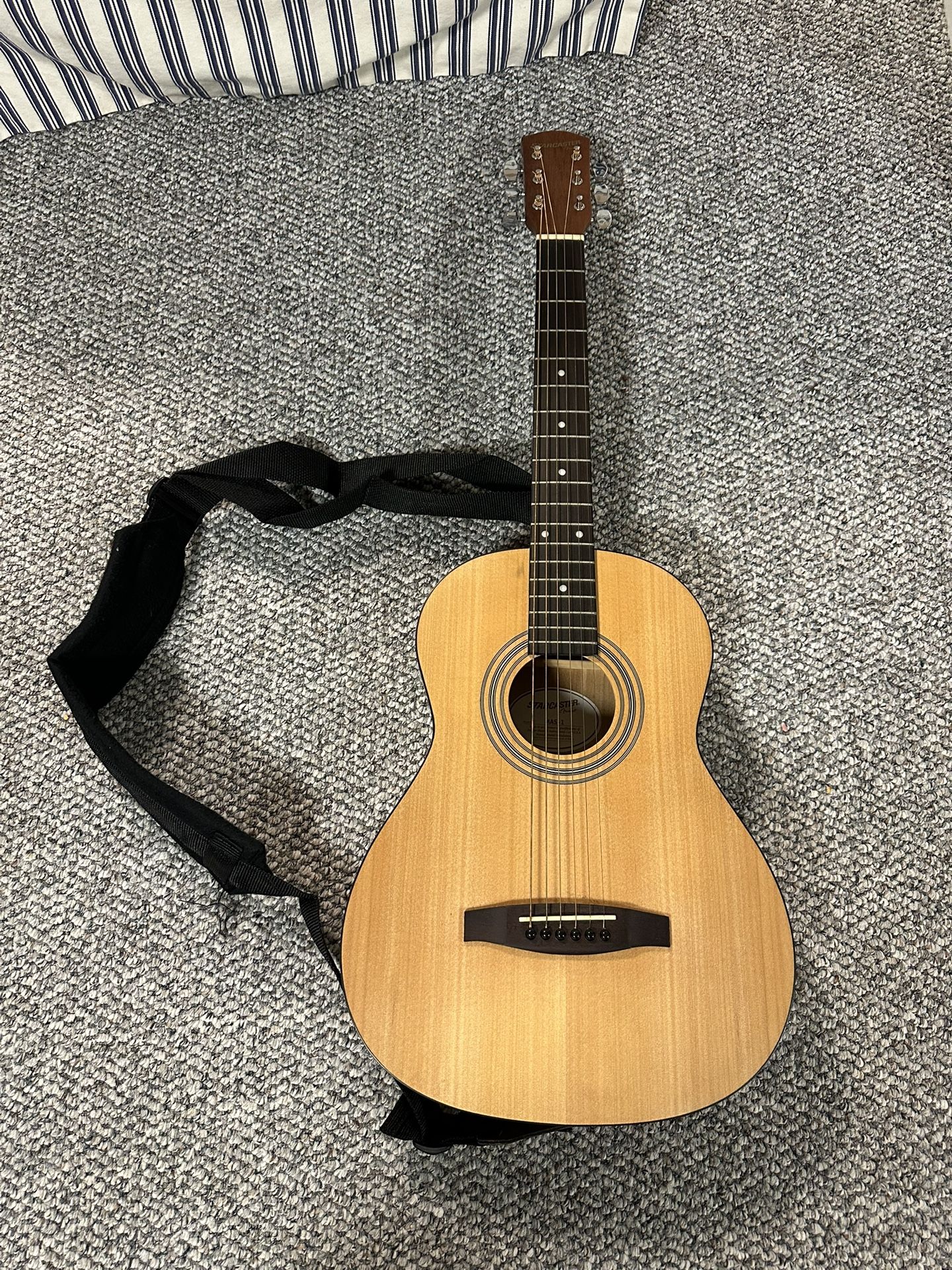 Fender Acoustic Guitar, Case, & Strap