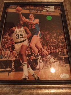 Paul Silas and dave dasum hall of famers..jsa..coa