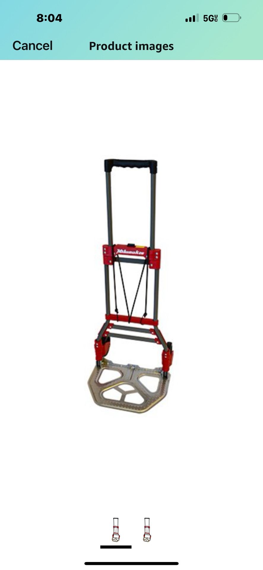 Folding Hand Truck, 150-Lb. Capacity More like this Folding Hand Truck, 150-Lb. Capacity