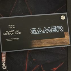 Acrylic LED Neon Gamer Stand