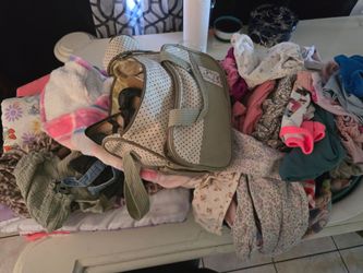 Large Lot of Baby/Toddler Clothing and Diaper Bag