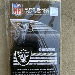 Raiders Windshield Sun Shade