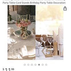 Table Numbers 