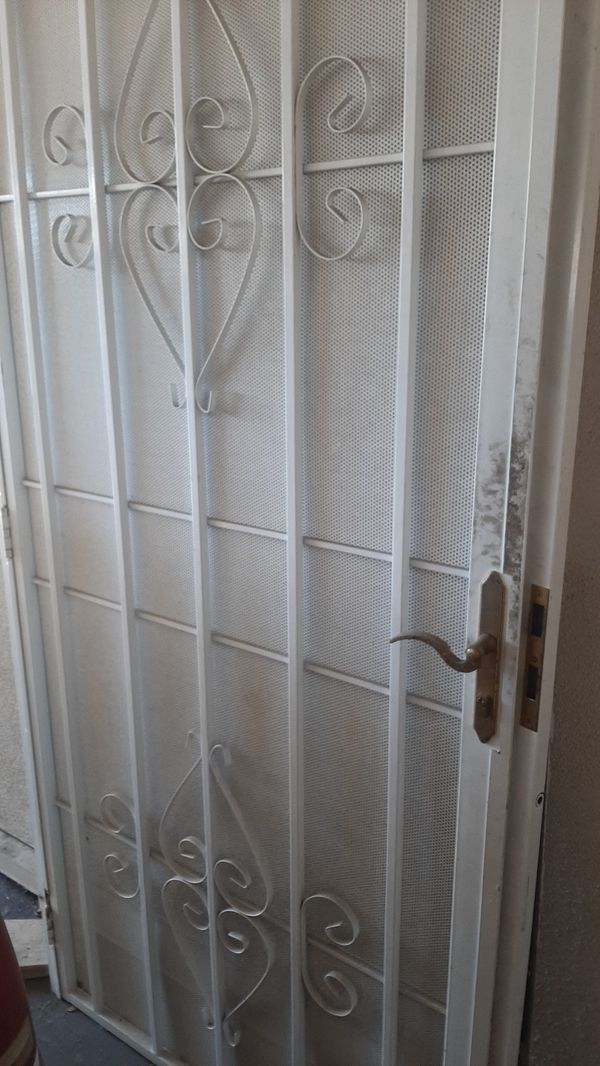 Metal security screen door 36x80 for Sale in Pomona, CA