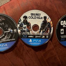 BO3, Cold War, Arkham Knight (PS4)