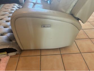 White Leather Couch
