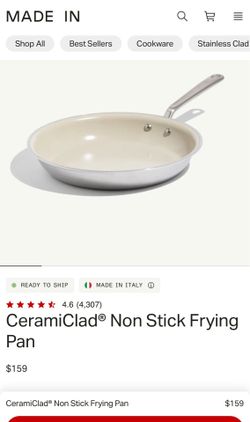 Made In Ceramic pan 12 “wide