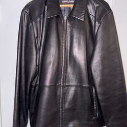 Kirkland Signature Men’s Leather Jacket
