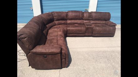 Power Reclining Sectional Sofa Couch