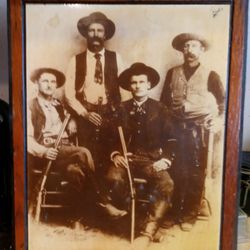 portrait of jesse and the frank gang