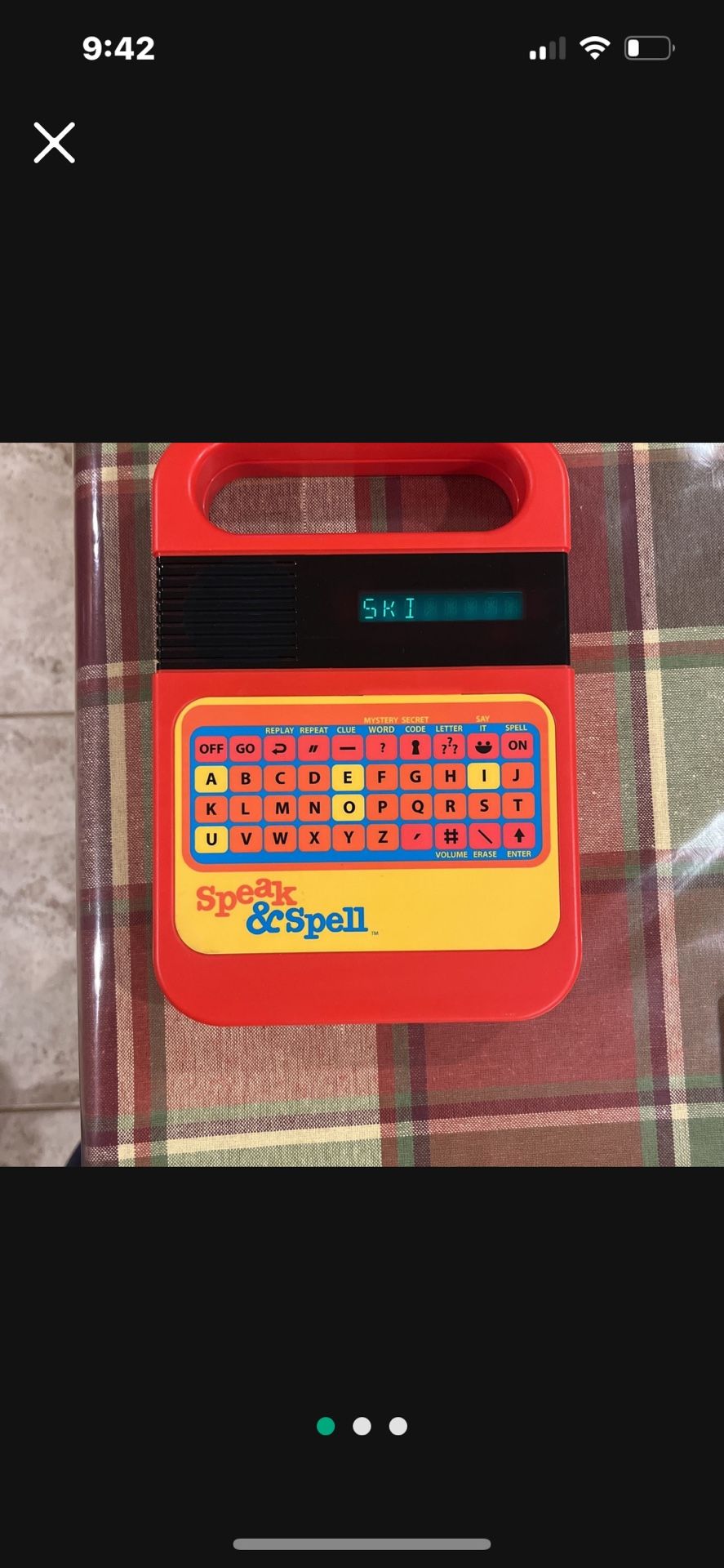 Speak And Spell Learning Game