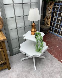 Vintage Farmhouse End Table 