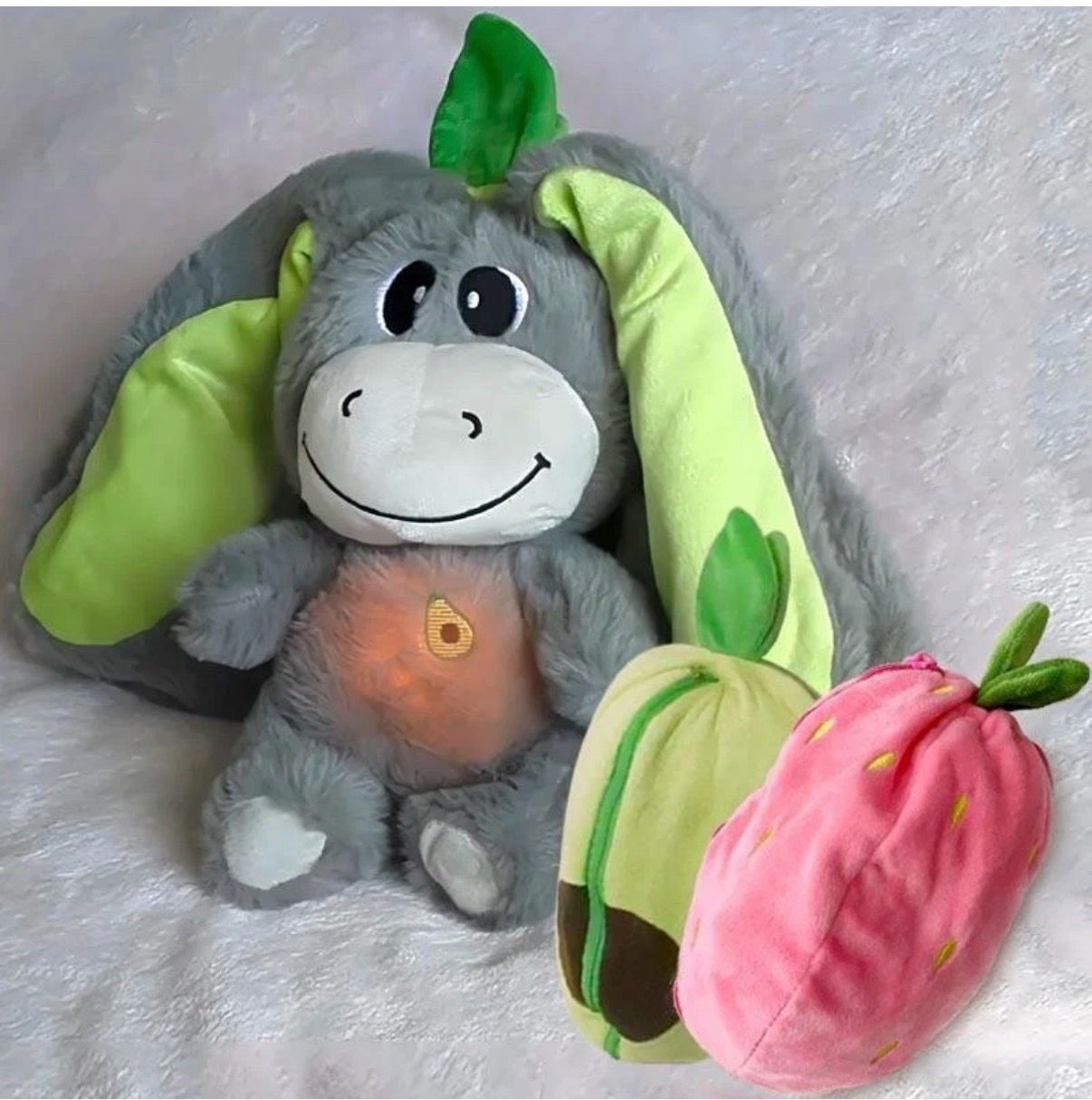 Wholesale!!!430pcs Baby Donkey Plush Toy Stuffed Breathing Donkey Sleeping Doll 30cm