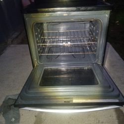 Use Oven Whirlpool Glass Top Everything Works Five Burners Oven Work Perfect Make Me An Offer