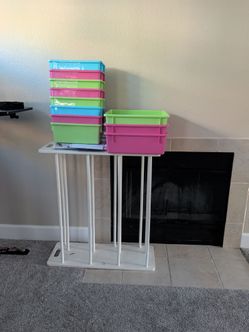 Toy bin organizer
