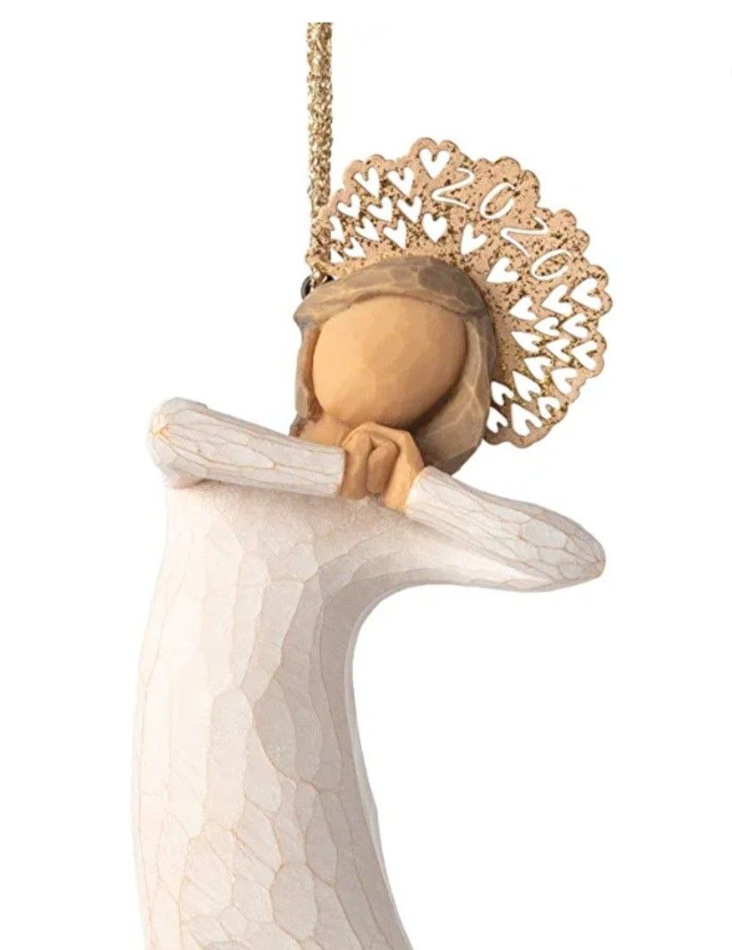 Willow Tree Year Ornament, Sculpted Hand-Painted Figure (2020 Ornament)