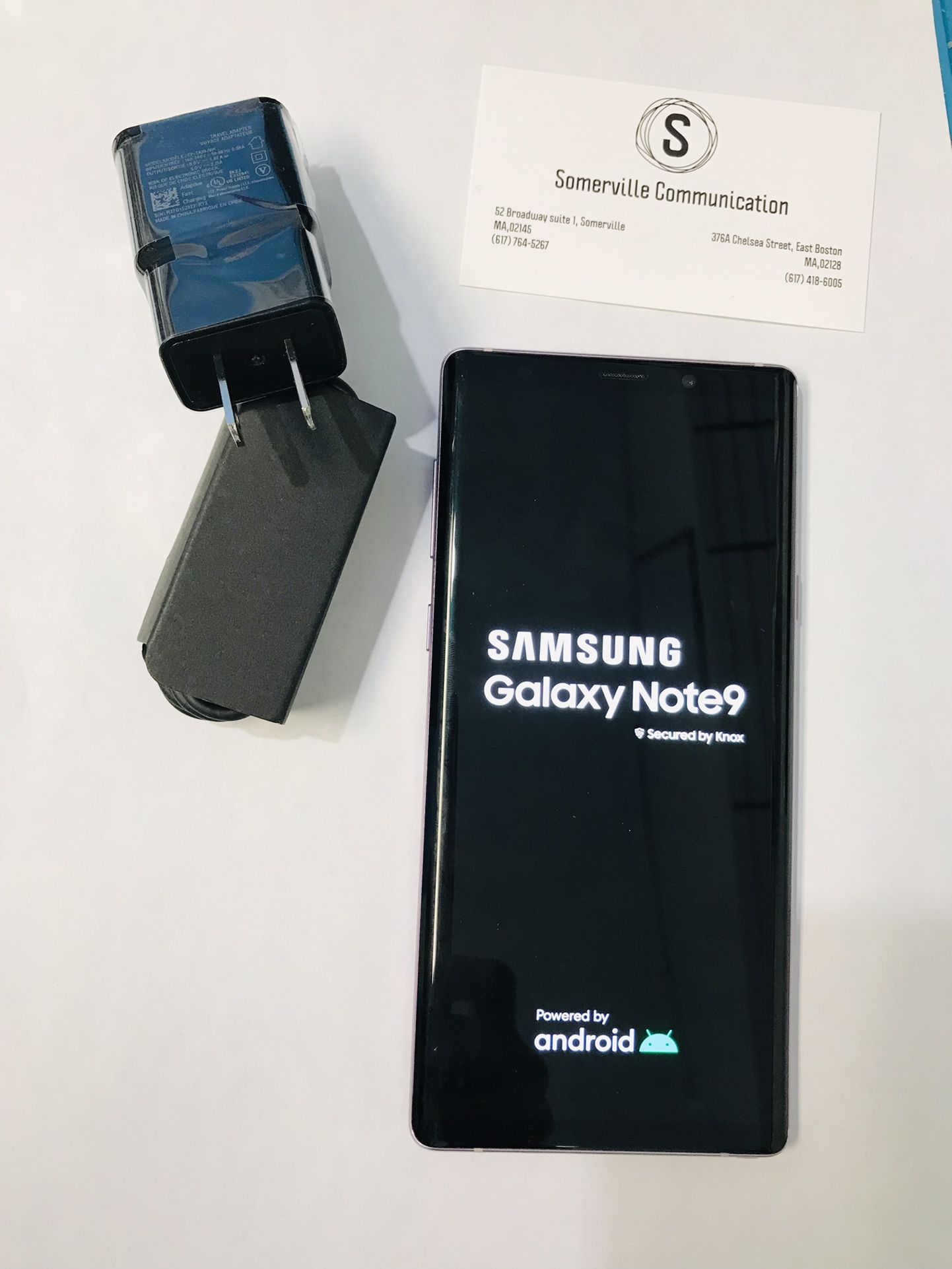Samsung Galaxy note 9 (128 gb) unlocked with store warranty