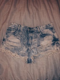 Acid Wash Shorts