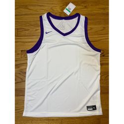Nike Basketball jersey Purple & white Men’s sz XL NEW!