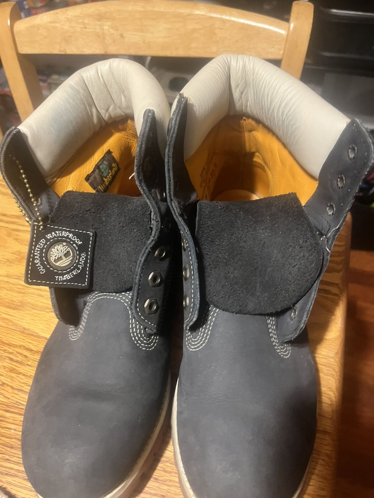 Timberland Boots Navy Blue Size 9 Men’s