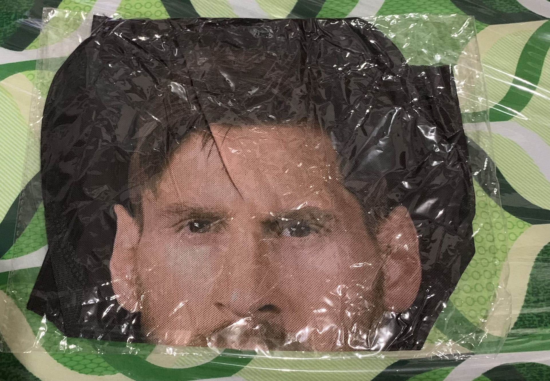 Lionel Messi 3DSeamless Face Painted Head Gaiter Halloween Mask SpringWear 3D SEAMLESS Halloween MASK, Funny Face Painted head scarf 3D PRINTED