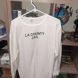 Real LA County Jail Thermal White T