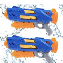 Water Gun - 2 Pack Water Guns, 1200CC Squirt Guns,Water Guns for Adults and Kids, Outdoor Water Toys High Capacity Summer Soaker for Swimming Pool Bea