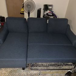 Blue Foldable Couch