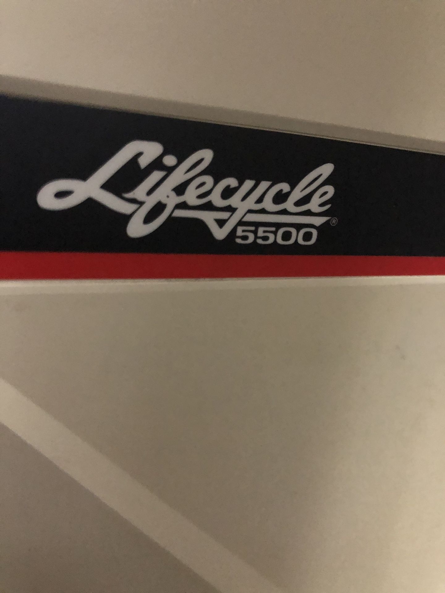 lifecycle 5500 exercise bike