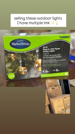 Oudoor LED Flame String Lights