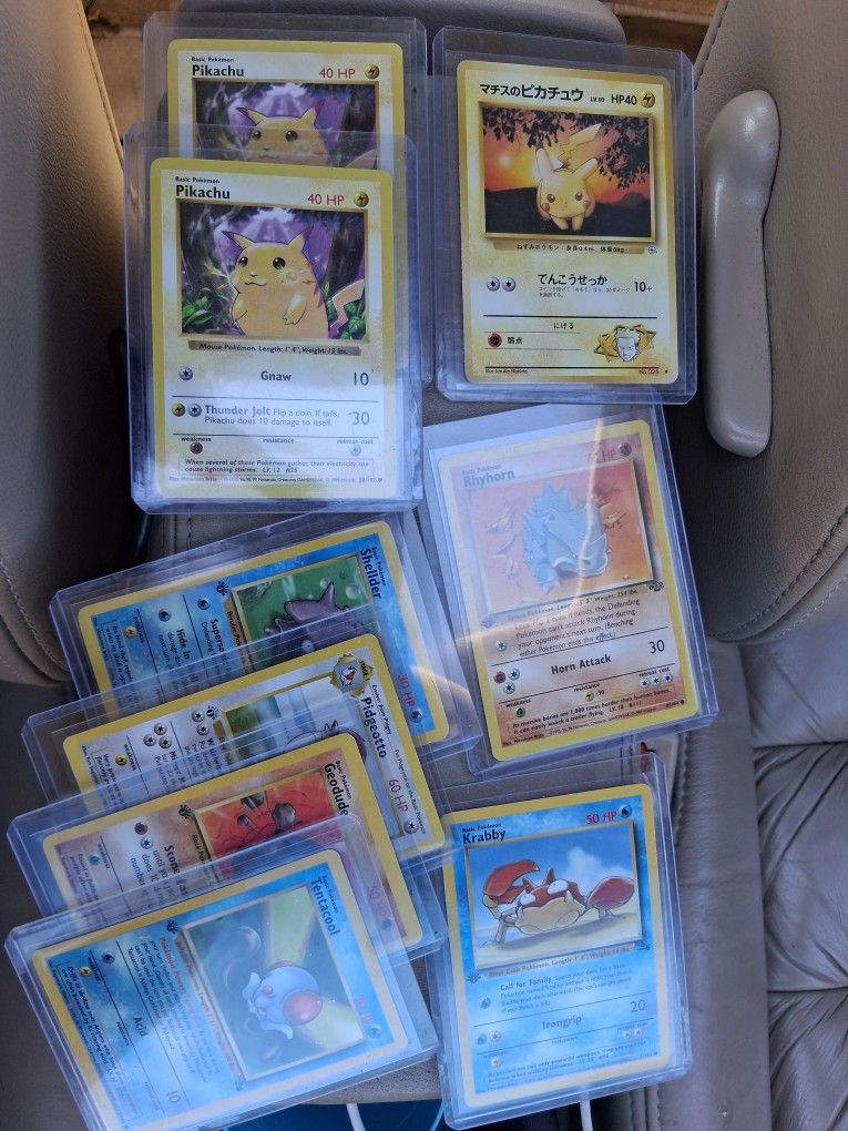 Pokémon Cards - American - Japanese - Some 1st Edition