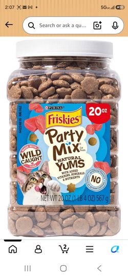 Purina Friskies Party Mix Natural Yums Cat Treats 20oz