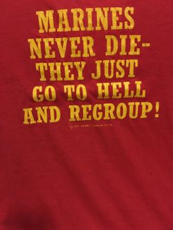 Marine Corps vintage tee shirt XL
