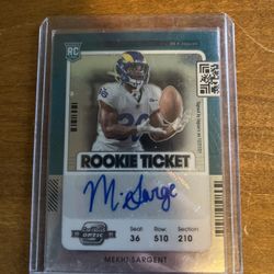 Mekhi Sargent Card