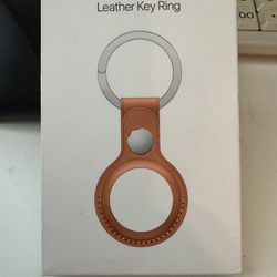 Apple Air tag leather key ring