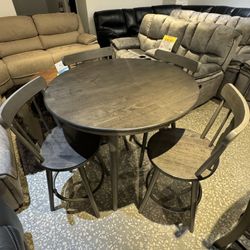 Gorgeous Sorrento Gray Dining Table Set!$499!*SAME DAY DELIVERY*NO CREDIT NEEDED*EASY FINANCING*HUGE SALE*