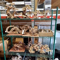 Aquarium Supplies Driftwood And Stones