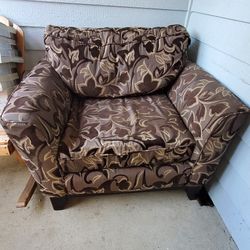 Brown Decorative Armchair