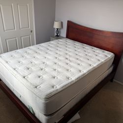 FREE Queen Bed Frame, Mattress and Box Spring