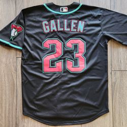 Arizona Diamondbacks Black Zac Gallen Jersey Size Large 