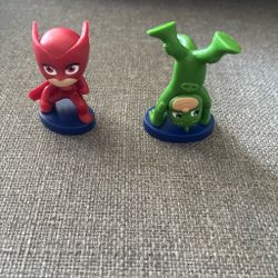 PJ Masks Power Heroes Gekko Gluglu & Owlette 2" Action Figures
