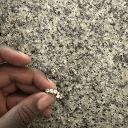10k Real Gold Diamond Earrings 
