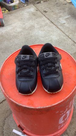 Nike Cortez EasyOn Toddler boy’s shoes “Black and white”