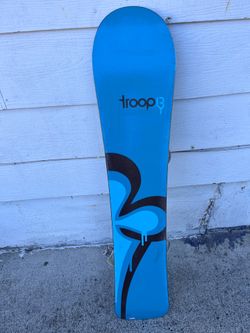 Troop 13 Snowboard Blue Graphic