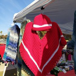 Handmade Beanie + Poncho