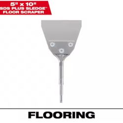Milwaukee 5 in. x 10 in. SLEDGE SDS-PLUS Floor Scraper=Milw-46